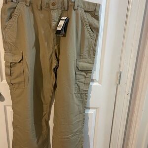 Carhartt Men's Khaki Cargo FRC pants